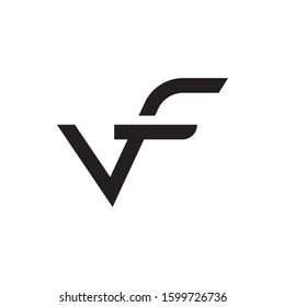 VF initial letter logo template vector icon design