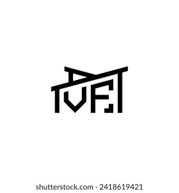 VF Initial Letter in Real Estate Logo concept.eps VF Initial Letter in Real Estate Logo concept