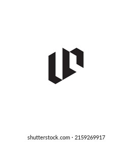 VF initial logo letters in high quality professional design that will print well across any print media