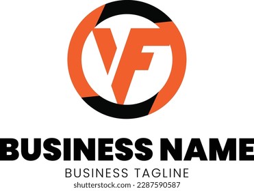 VF  letter  logo easy to adapt across different types of marketing material because the design is in the lettering. It's clear to customers who you are straightaway. You can make the most of a catchy 