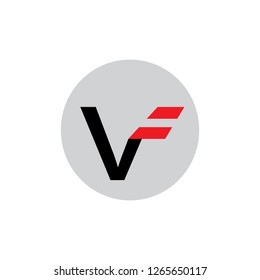 VF Letter Logo Vector