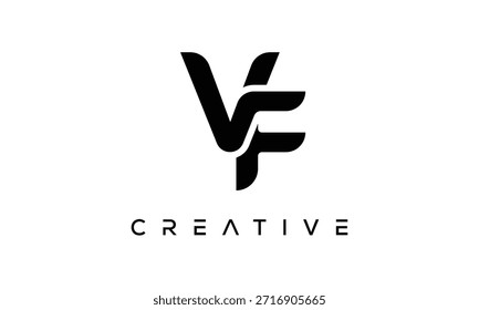 VF Letter Monogram Logo for Modern Creative Brand Identity