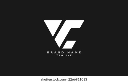 VFC, YFC, YC, VC, Resumen diseño inicial de logotipo en letra monográfica