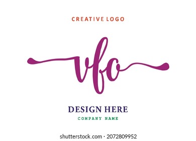 El logotipo de la inscripción VFO es sencillo, fácil de entender y autorizado