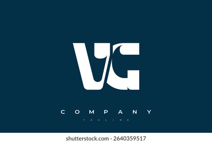 VG Abstract Geometric Logo Design. Modern and elegant logo design with simplistic typography elements, showcasing branding excellence.