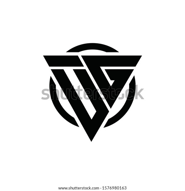 Vg Gv Gu Ug Triangle Logo Stock Vector Royalty Free 1576980163