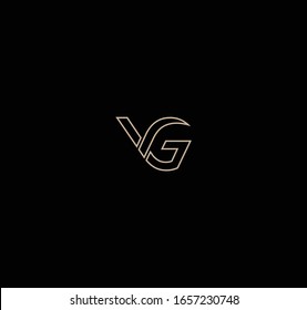 Logo-Designs für VG- oder GV-Buchstaben