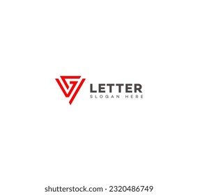 VG, GV letter modern branding logo