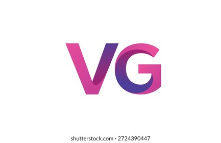 VG Letter Gradient Monogram Logo for Modern Business Branding