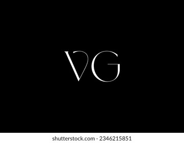VG letter logo design and monogram logo