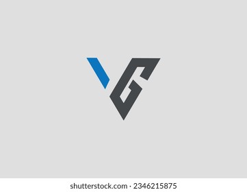 VG letter logo design and monogram logo