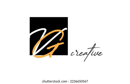 VG letters creative modern font logo design