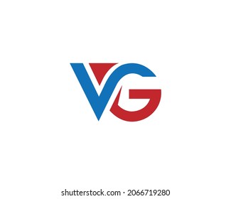 VG Logo Design Symbol Creative Vector Template.