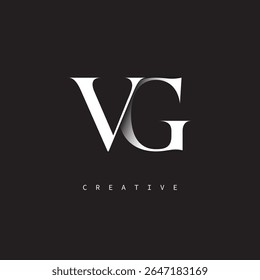 VG Monogram Logo Minimal Elegant Letter Mark para el lujo, la moda   Marcas creativas	
