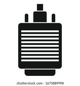 Icono de adaptador Vga. Ilustración simple del icono vga adaptador vga vectorial para el diseño web aislado en fondo blanco