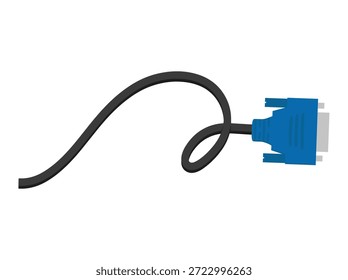 Clip-art do conector do cabo VGA