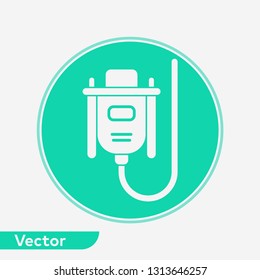 VGA cable vector icon sign symbol