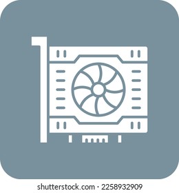 VGA Card Vektorsymbol. Kann für Druck-, Mobil- und Web-Anwendungen verwendet werden.