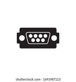 VGA ICON , CONNECTOR CABLE ICON