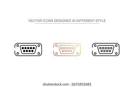Diseño de icono Vega con fondo blanco Ilustración de stock