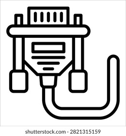 Vga Icon Element For Design
