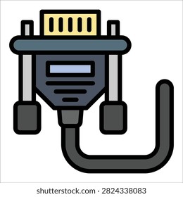 Vga Icon Element For Design