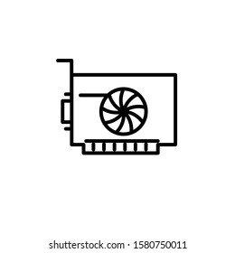 VGA icon. Line design template