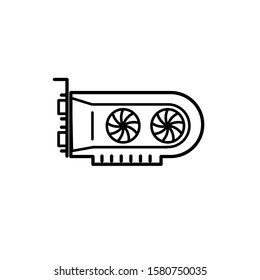 VGA icon. Line design template
