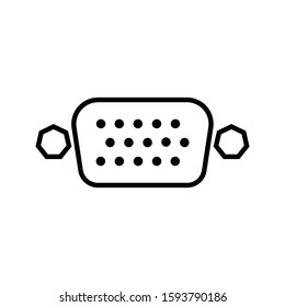 VGA Icon vector illustration logo template for many purpose. Isolated on white background