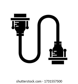 vga port icon or logo isolated sign symbol vector illustration - high quality black style vector icons
