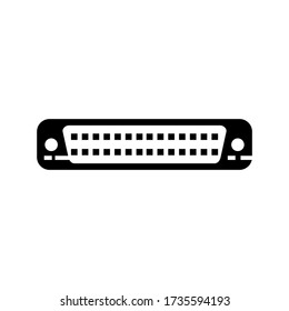 vga port icon or logo isolated sign symbol vector illustration - high quality black style vector icons
