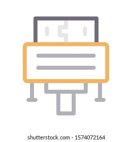 VGA vector color line icon 