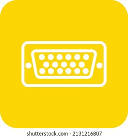 Vga Vector Icon Design Illustration
