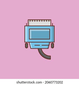 VGA Vector illustration on a transparent background. Premium quality symbols. Vector Line Flat color  icon for concept and graphic design.