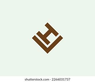VH HV Logo design vector template