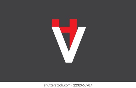 VH or HV logo and icon design