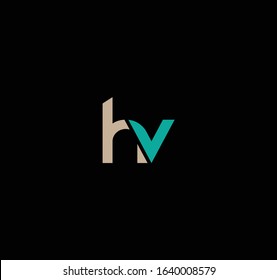 VH or HV logo and icon designs
