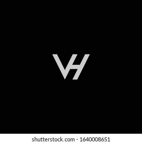 VH or HV logo and icon designs