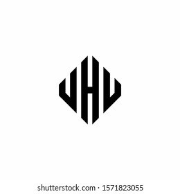 VH and V Logo. Letter Design Vector