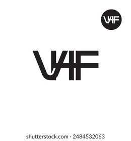 VHF Logo Letra Monograma Diseño