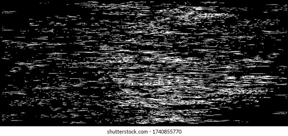 VHS background with glitches and flickering.