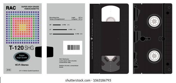 VHS box design