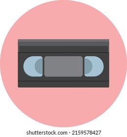 vhs cassette icon vector, vhs tape