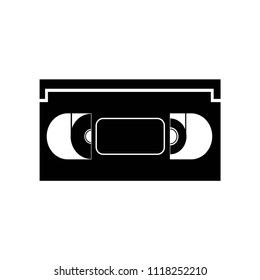 Vhs icon vector icon. Simple element illustration. Vhs symbol design. Can be used for web and mobile.