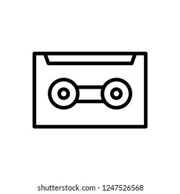 Vhs vector icon