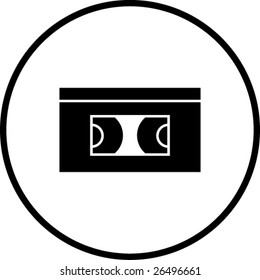 símbolo de vídeo de vhs
