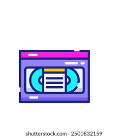 VHS Y2K Vector Icon Illustration