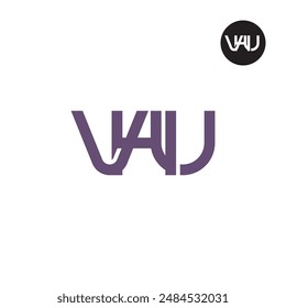 VHU Logo Letter Monogram Design