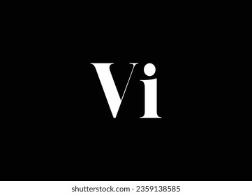 Diseño del logotipo de la letra inicial y logotipo de monograma