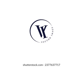 Vi, IV, vi Business Logo Letter Vector Art